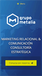Mobile Screenshot of grupometalia.com